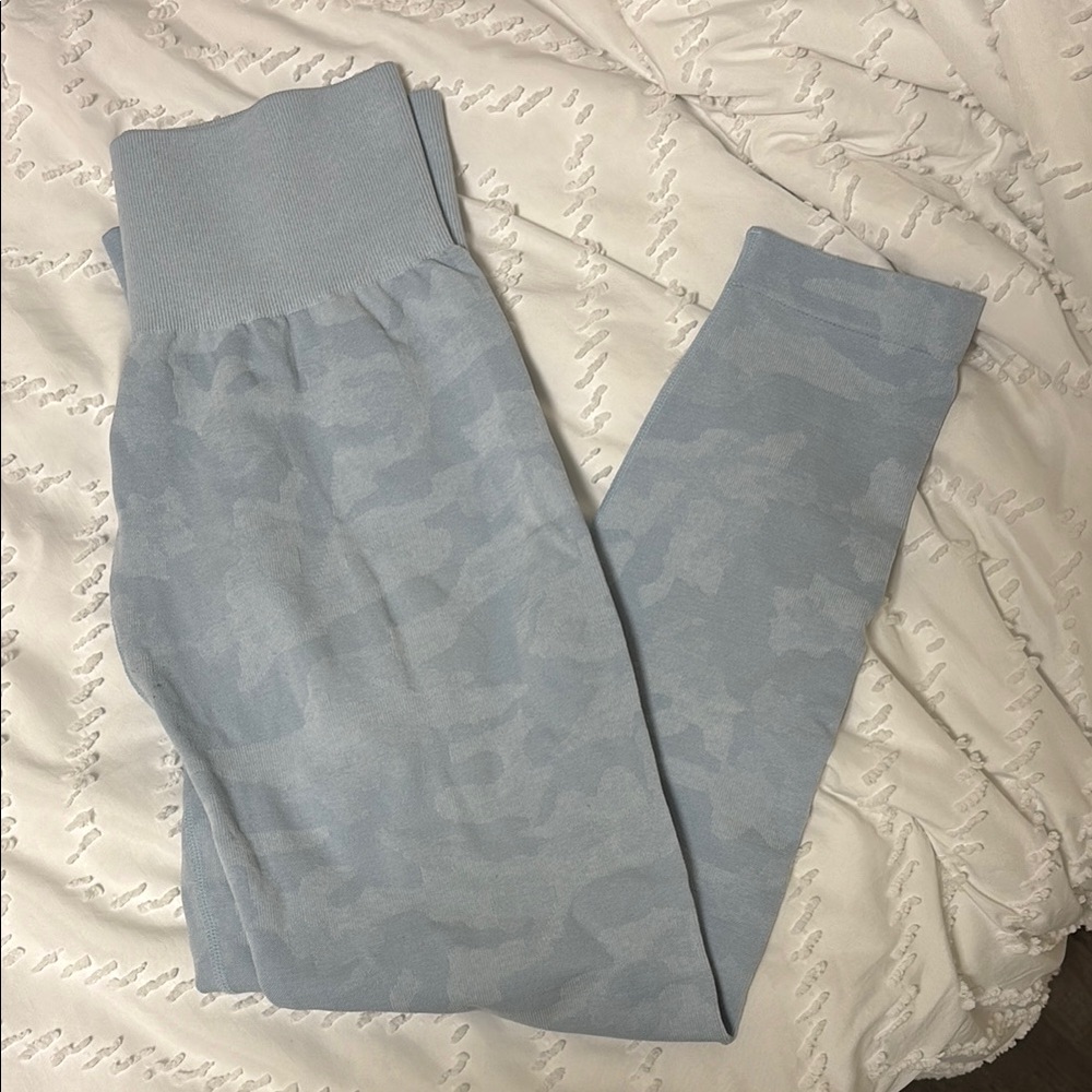 NVGTN Light Blue Camouflage Leggings